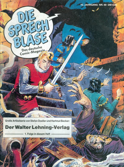 Cover for Die Sprechblase (Norbert Hethke Verlag, 1978 series) #69
