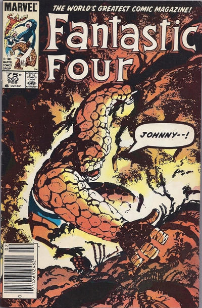 Cover for Fantastic Four (Marvel, 1961 series) #263 [Canadian]