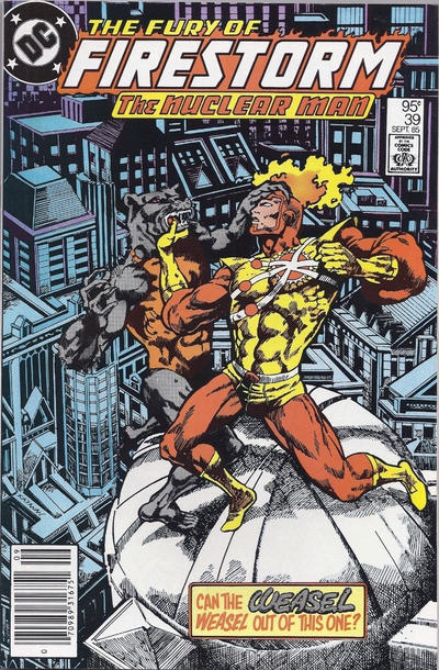 Cover for The Fury of Firestorm (DC, 1982 series) #39 [Canadian]