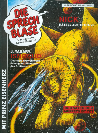 Cover for Die Sprechblase (Norbert Hethke Verlag, 1978 series) #110