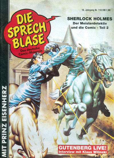 Cover for Die Sprechblase (Norbert Hethke Verlag, 1978 series) #118
