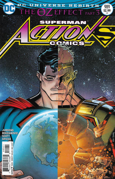 Cover for Action Comics (DC, 2011 series) #989 [Nick Bradshaw Non-Lenticular Cover]