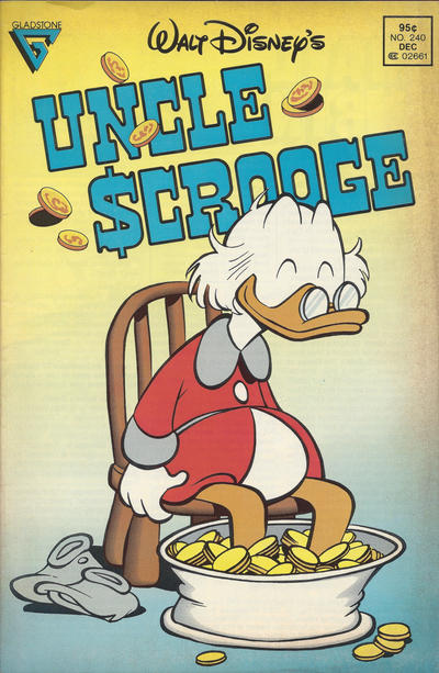 Cover for Walt Disney's Uncle Scrooge (Gladstone, 1986 series) #240 [Newsstand]