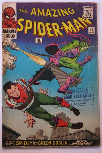 Cover for The Amazing Spider-Man (Marvel, 1963 series) #39 [British]