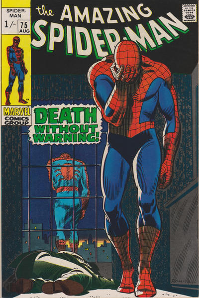 Cover for The Amazing Spider-Man (Marvel, 1963 series) #75 [British]