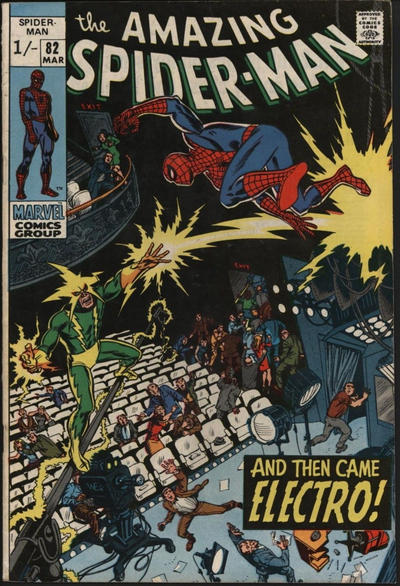 Cover for The Amazing Spider-Man (Marvel, 1963 series) #82 [British]