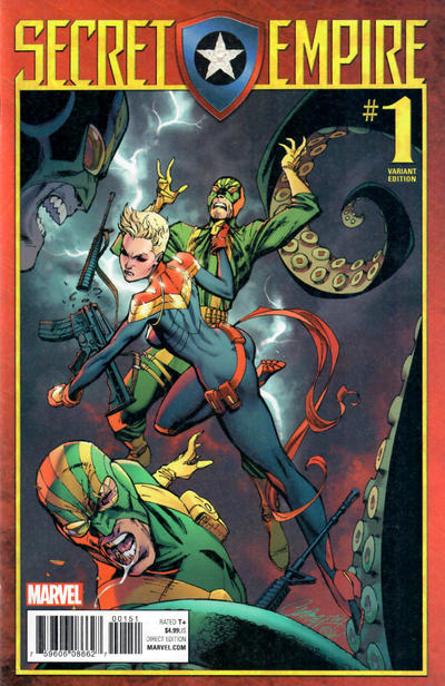 Cover for Secret Empire (Marvel, 2017 series) #1 [Incentive J. Scott Campbell Variant]