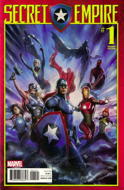 Cover for Secret Empire (Marvel, 2017 series) #1 [Incentive Adi Granov Variant]