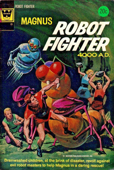Cover for Magnus, Robot Fighter (Western, 1963 series) #35 [Whitman]