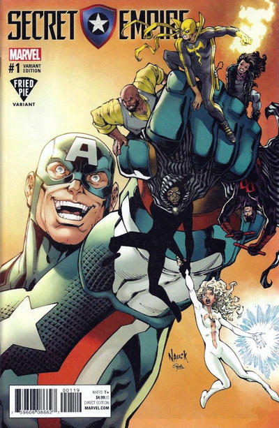 Cover for Secret Empire (Marvel, 2017 series) #1 [Todd Nauck Fried Pie Exclusive]