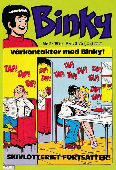 Cover for Binky (Semic, 1976 series) #2/1979