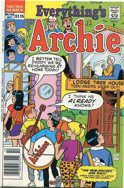Cover for Everything's Archie (Archie, 1969 series) #145 [Canadian]