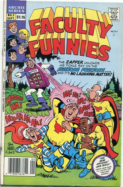 Cover for Faculty Funnies (Archie, 1989 series) #2 [Canadian]