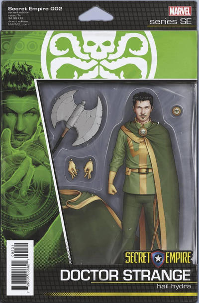 Cover for Secret Empire (Marvel, 2017 series) #2 [John Tyler Christopher Action Figure (Hydra Dr. Strange)]
