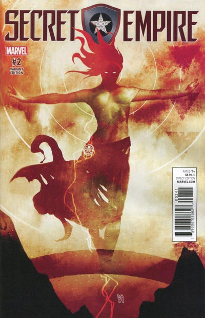 Cover for Secret Empire (Marvel, 2017 series) #2 [Andrea Sorrentino 'Hydra Hero']