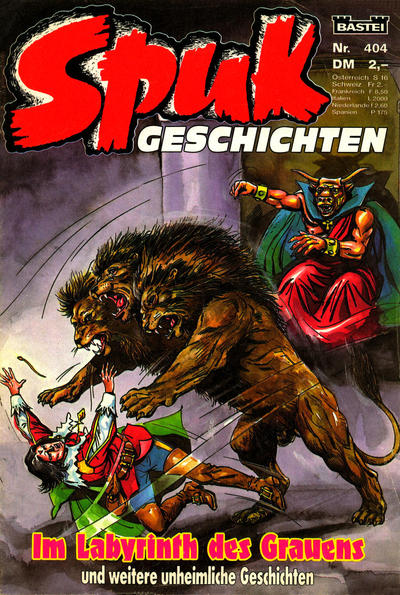 Cover for Spuk Geschichten (Bastei Verlag, 1978 series) #404