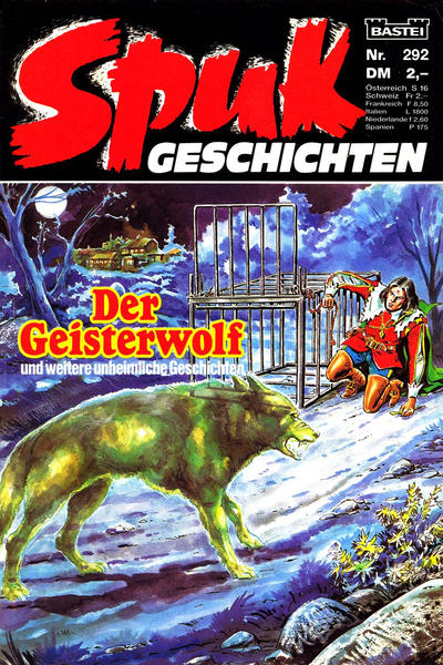 Cover for Spuk Geschichten (Bastei Verlag, 1978 series) #292