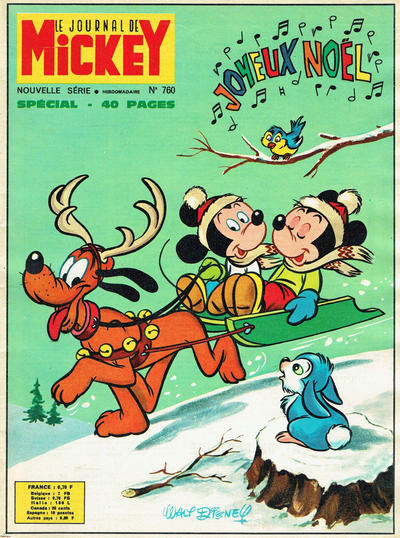 Cover for Le Journal de Mickey (Hachette, 1952 series) #760