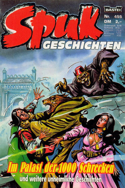 Cover for Spuk Geschichten (Bastei Verlag, 1978 series) #455