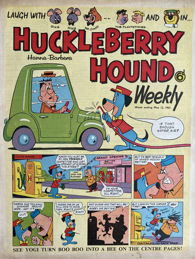 Cover for Huckleberry Hound Weekly (City Magazines, 1961 series) #12 May 1962 [32]