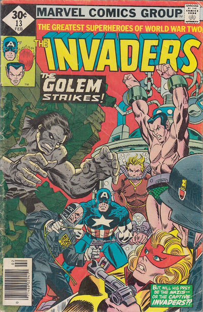 Cover for The Invaders (Marvel, 1975 series) #13 [Whitman]