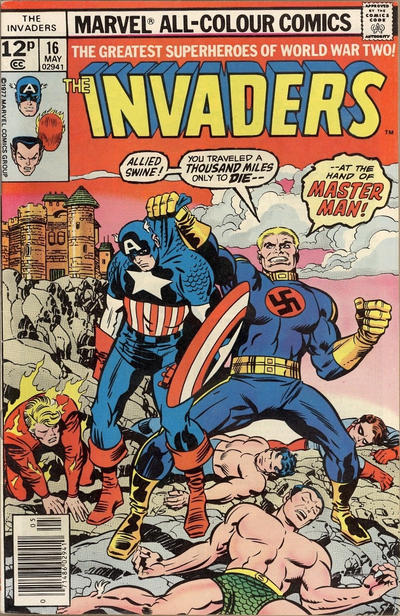 Cover for The Invaders (Marvel, 1975 series) #16 [British]
