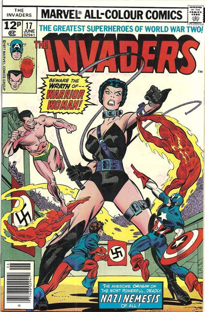 Cover for The Invaders (Marvel, 1975 series) #17 [British]