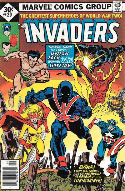 Cover for The Invaders (Marvel, 1975 series) #20 [Whitman]