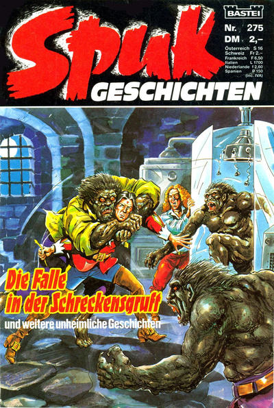 Cover for Spuk Geschichten (Bastei Verlag, 1978 series) #275
