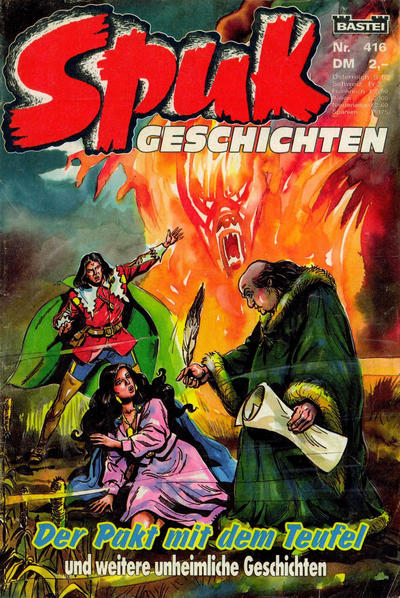 Cover for Spuk Geschichten (Bastei Verlag, 1978 series) #416