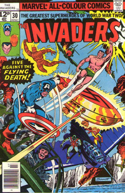 Cover for The Invaders (Marvel, 1975 series) #30 [British]