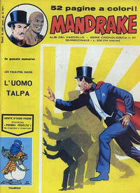 Cover Thumbnail for Mandrake - Albi del Vascello - Serie cronologica (Edizioni Fratelli Spada, 1972 series) #57