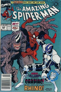 Cover for The Amazing Spider-Man (Marvel, 1963 series) #344 [Newsstand]