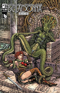 Cover Thumbnail for Belladonna: Fire and Fury (Avatar Press, 2017 series) #3 [Raulo Caceres Wraparound Cover]