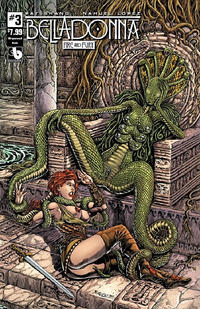 Cover for Belladonna: Fire and Fury (Avatar Press, 2017 series) #3 [Wraparound Nude Cover]