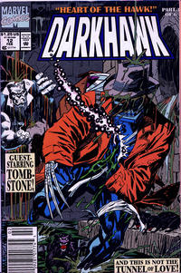 Cover for Darkhawk (Marvel, 1991 series) #12 [Newsstand]