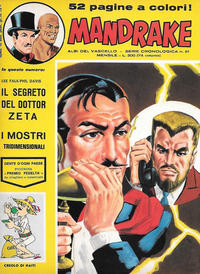 Cover Thumbnail for Mandrake - Albi del Vascello - Serie cronologica (Edizioni Fratelli Spada, 1972 series) #61