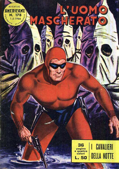 Cover for L'Uomo Mascherato [Avventure americane] (Edizioni Fratelli Spada, 1962 series) #178