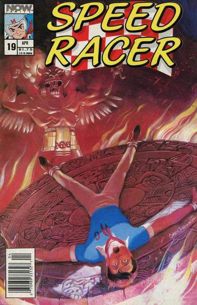 Cover for Speed Racer (Now, 1987 series) #19 [Newsstand]
