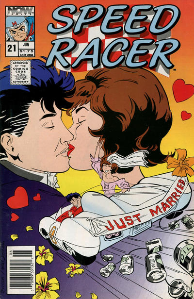 Cover for Speed Racer (Now, 1987 series) #21 [Newsstand]