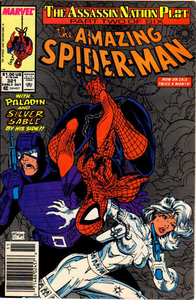 Cover for The Amazing Spider-Man (Marvel, 1963 series) #321 [Newsstand]