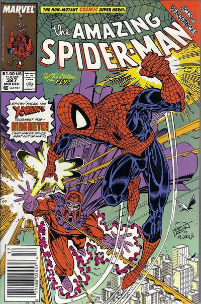 Cover for The Amazing Spider-Man (Marvel, 1963 series) #327 [Newsstand]