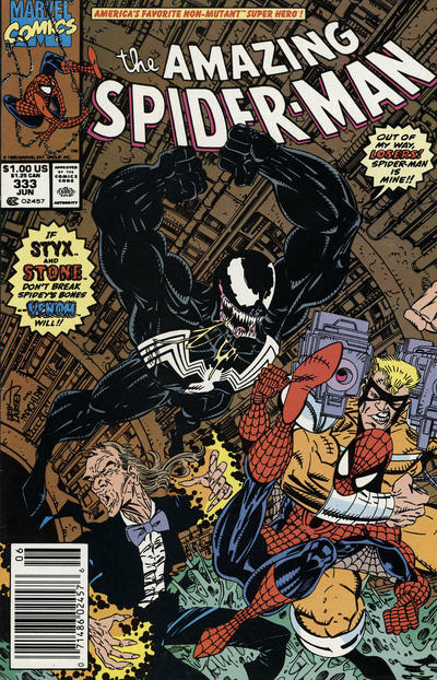 Cover for The Amazing Spider-Man (Marvel, 1963 series) #333 [Newsstand]