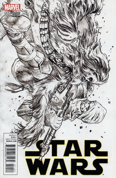 Cover for Star Wars (Marvel, 2015 series) #11 [Incentive Stuart Immonen Sketch Variant]