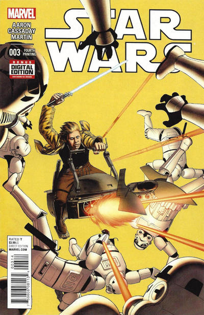 Cover for Star Wars (Marvel, 2015 series) #3 [Fourth Printing Variant]