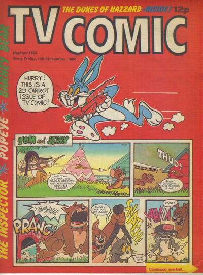 Cover for TV Comic (Polystyle Publications, 1951 series) #1508