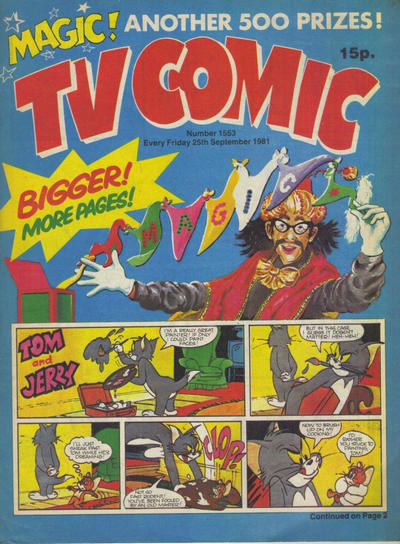 Cover for TV Comic (Polystyle Publications, 1951 series) #1553