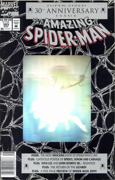 Cover for The Amazing Spider-Man (Marvel, 1963 series) #365 [Newsstand]