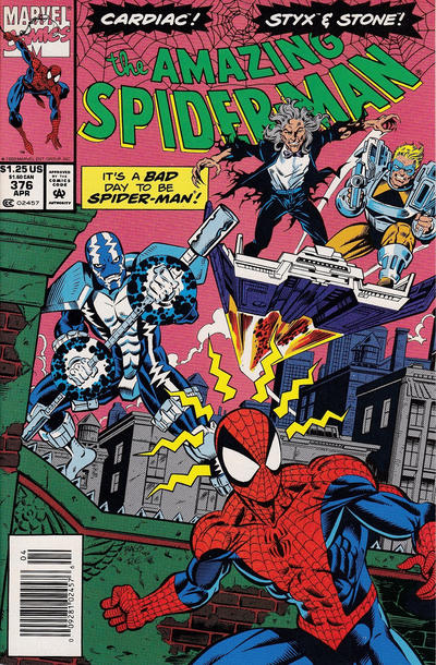 Cover for The Amazing Spider-Man (Marvel, 1963 series) #376 [Newsstand]