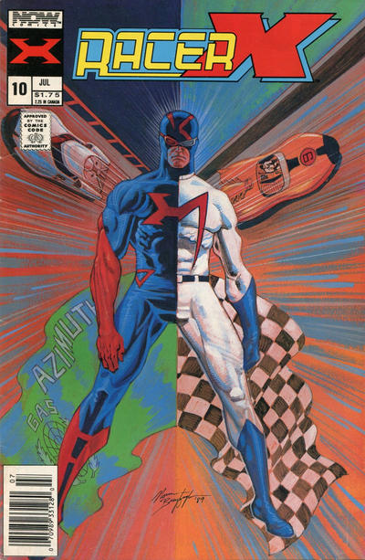 Cover for Racer X (Now, 1988 series) #10 [Newsstand]